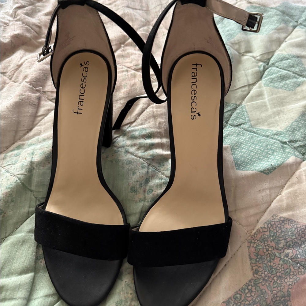 Francesca's Collections Black Stiletto Heels